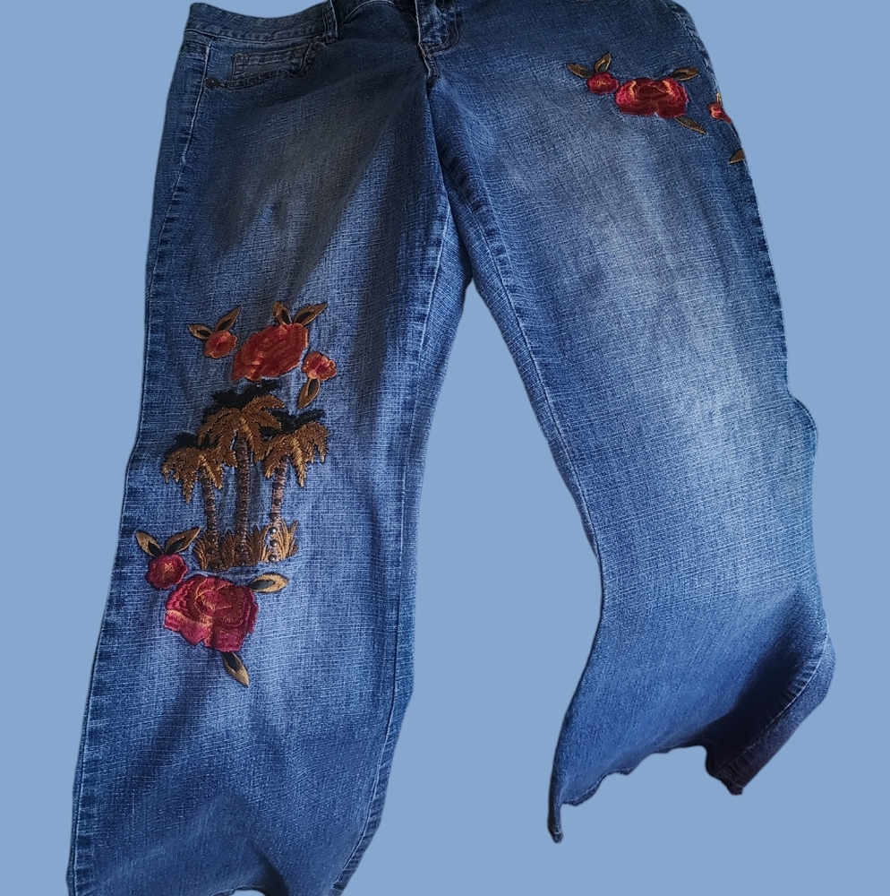 Space Girl Blue Jeans